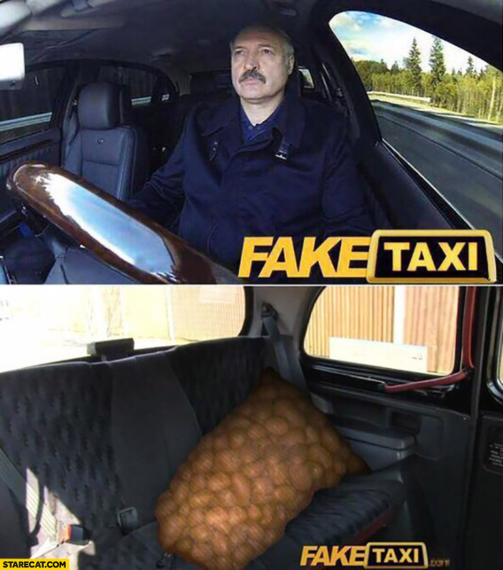 Fake taxi woman driver