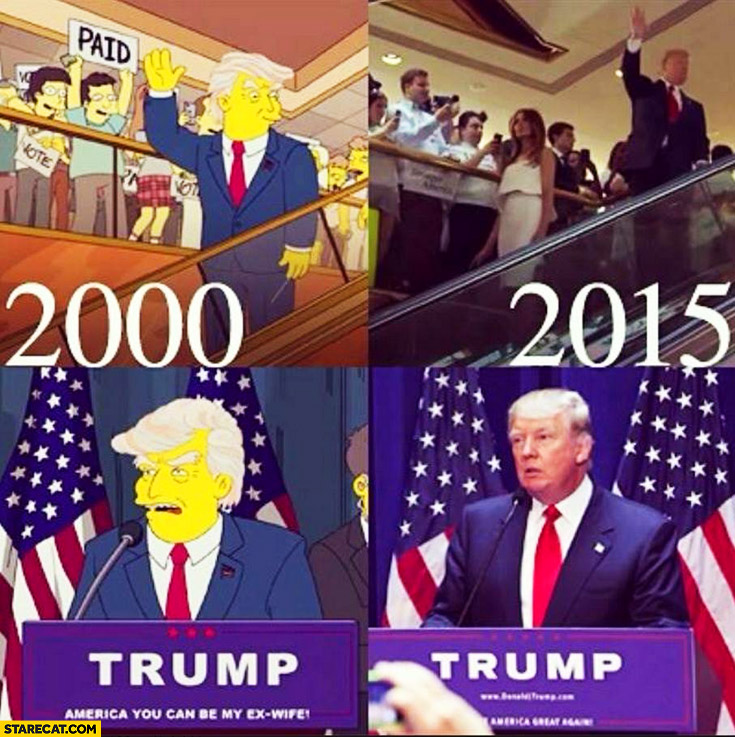 Trump The Simpsons
