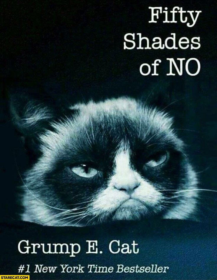 Fifty shades of no Grumpy Cat | StareCat.com