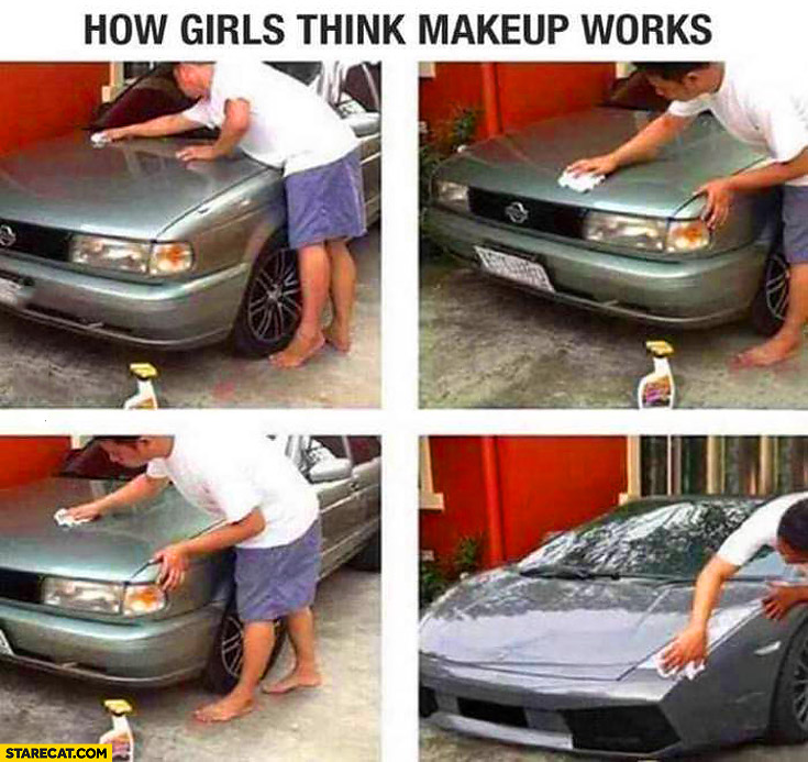how-girls-think-makeup-works-lamborghini