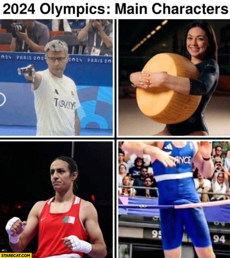 2024 olympics main characters