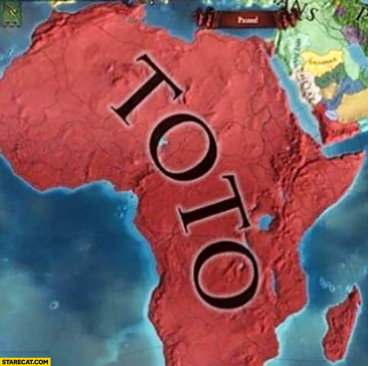 Africa by Toto whole continent