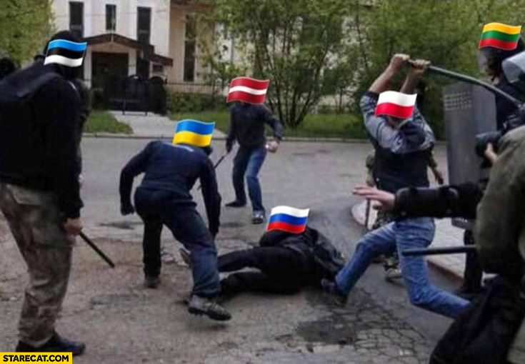 All the countries beating up Russia