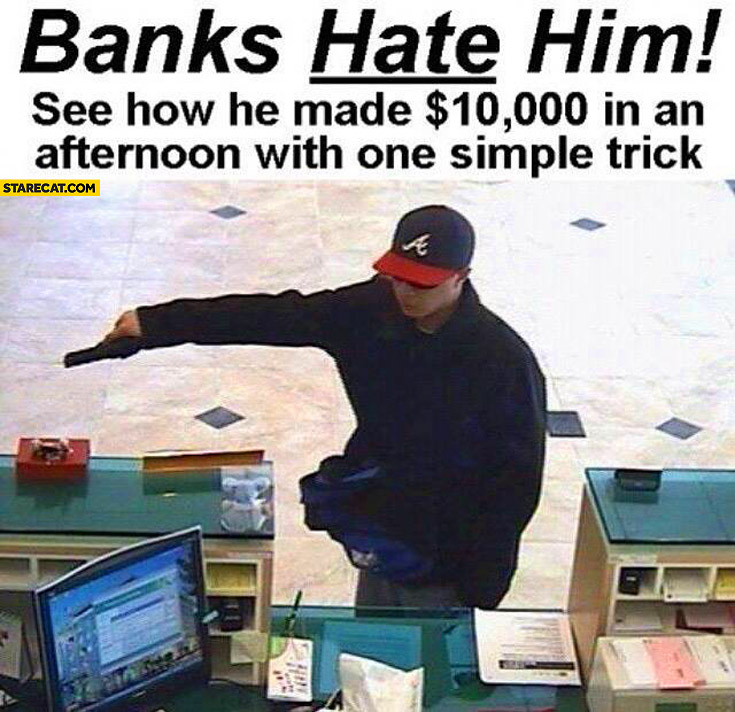 Banks hate him see how he made 10k dollars in an afternoon with one simple trick