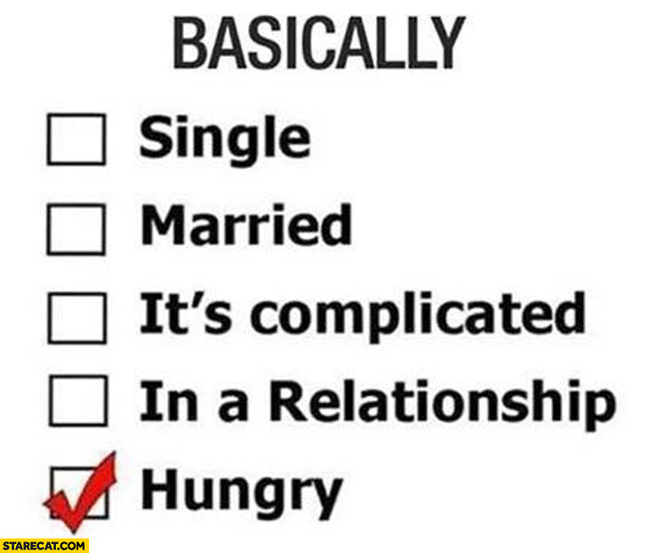 Basically single married hungry