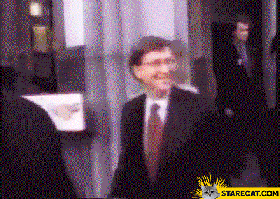 Bill Gates pie in face animation