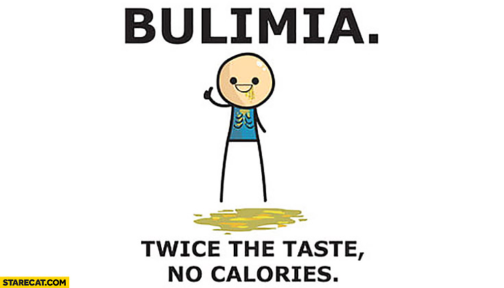 Bulimia: twice the taste, no calories