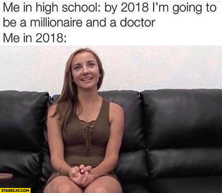 Casting couch meme.