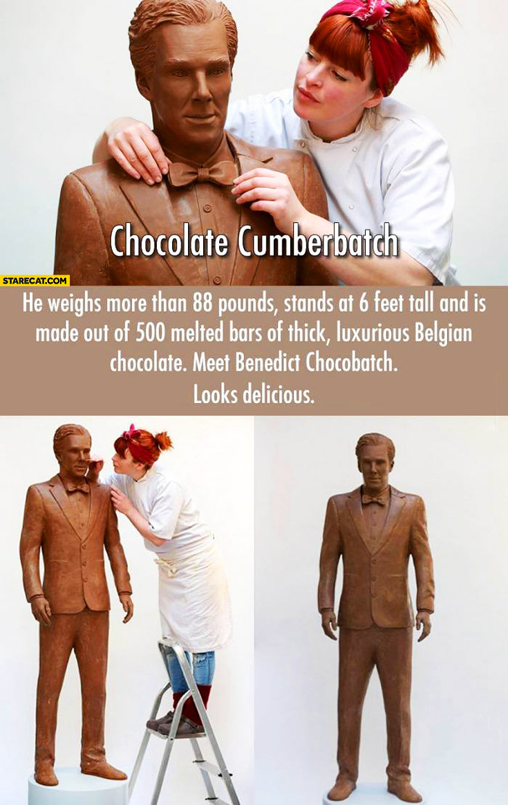 Chocolate Benedict Cumberbatch