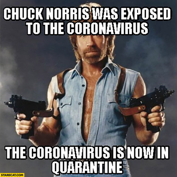 Chuck Norris was exposed to the coronavirus, virus is now in quarantine