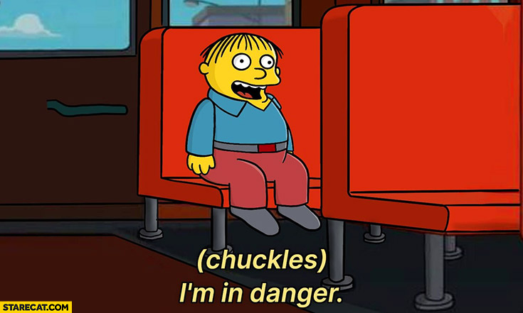 Chuckles: I’m in danger Ralph Wiggum the Simpsons
