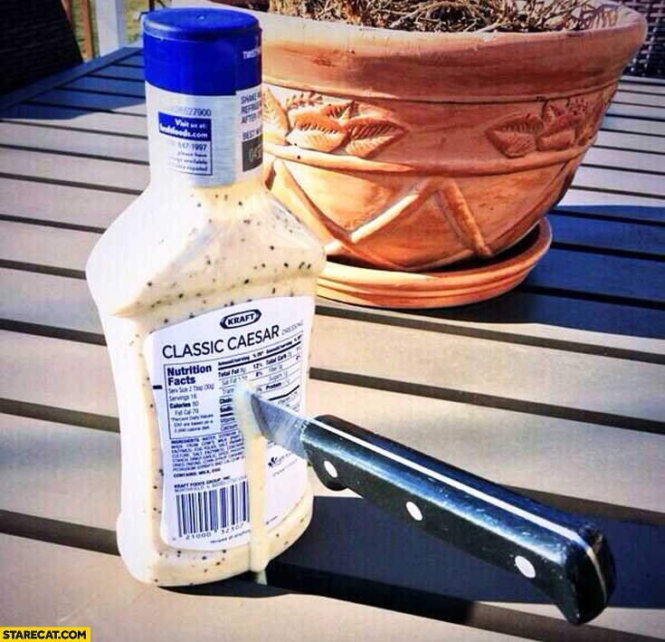 Classic Caesar sauce knife Julius Caesar assassination