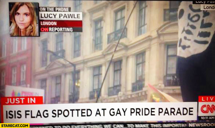 CNN ISIS flag spotted at gay pride parade