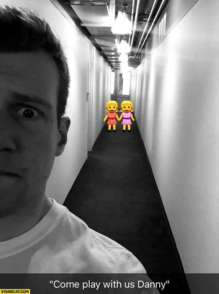 Come play with us Danny creative use of snapchat emoticons two small girls