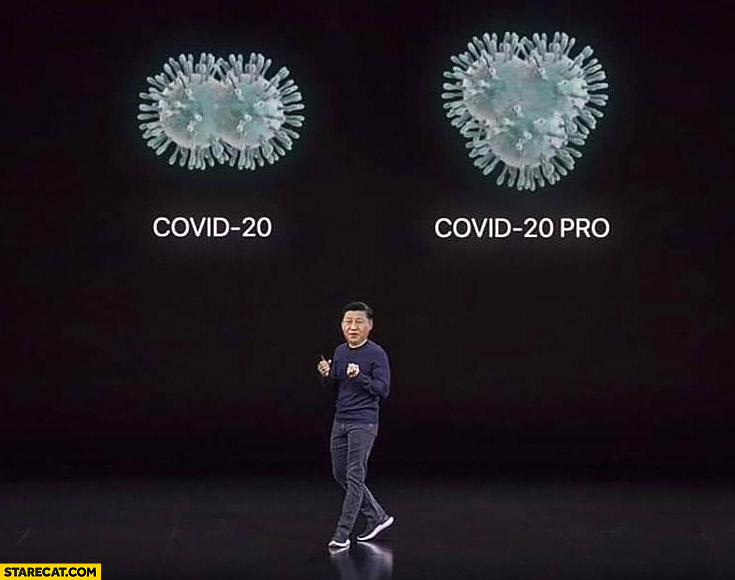 Covid-20, Covid-20 pro Apple presentation Xi Jinping coronavirus