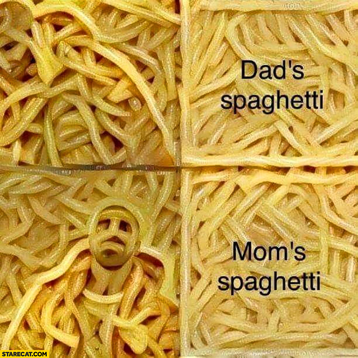 Dad’s spaghetti nope prefers mom’s spaghetti Drake Eminem