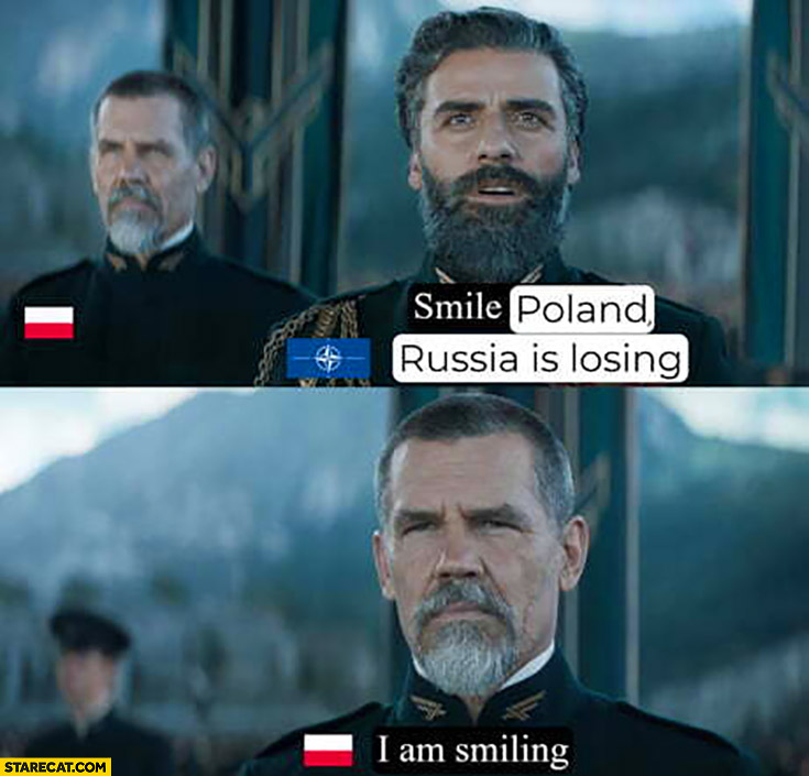 Dune NATO smile Poland russia is losing, Poland I am smiling