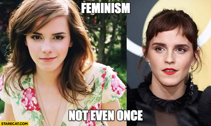 Emma Watson feminism not even once