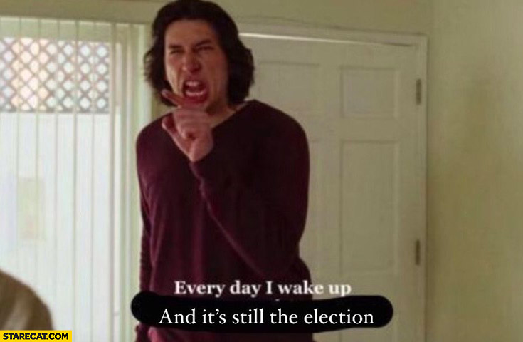 Every day I wake up and it’s still the election Marriage Story