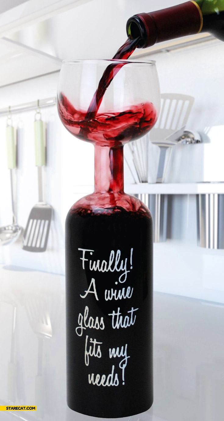 Finally a wine glass that fits my needs