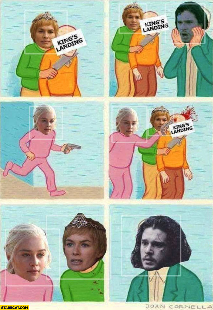 Game of Thrones comic Cersei Khaleesi Daenerys Jon Snow