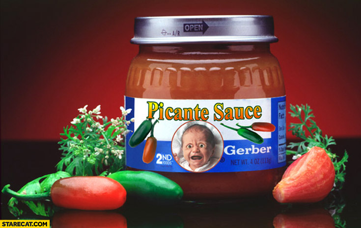 Gerber picante sauce spicy for kids babies