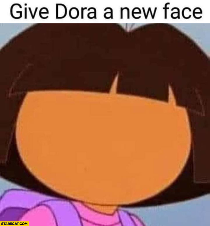 Give Dora a new face drawing challenge