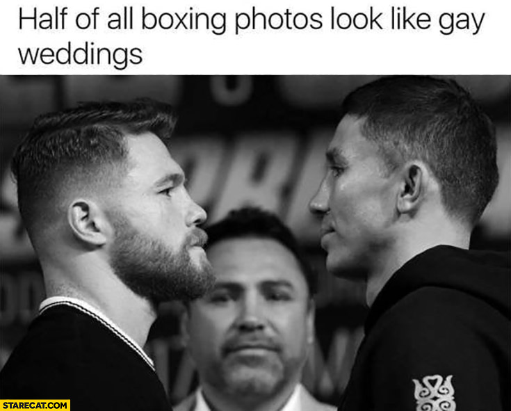 Half of all boxing photos look like gay weddings