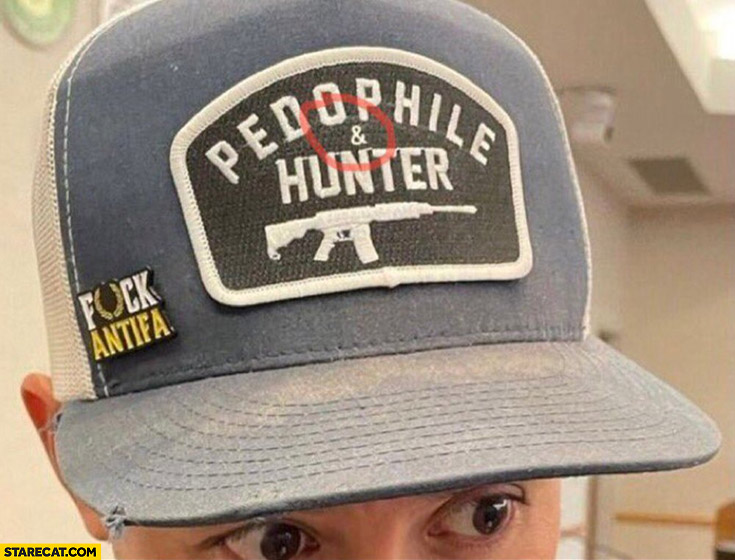 Hat cap pedophile and hunter fail