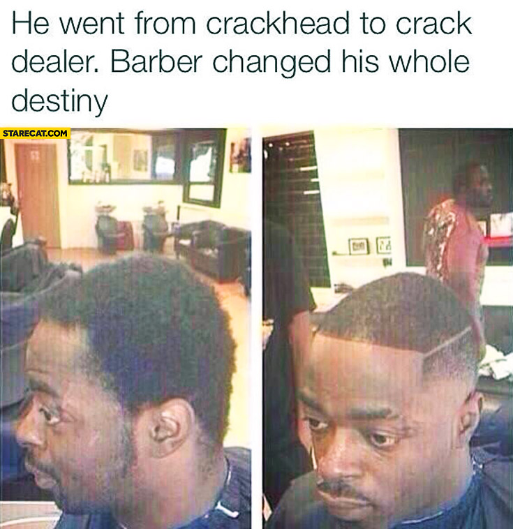 He went from crackhead to crack dealer barber changed his whole destiny