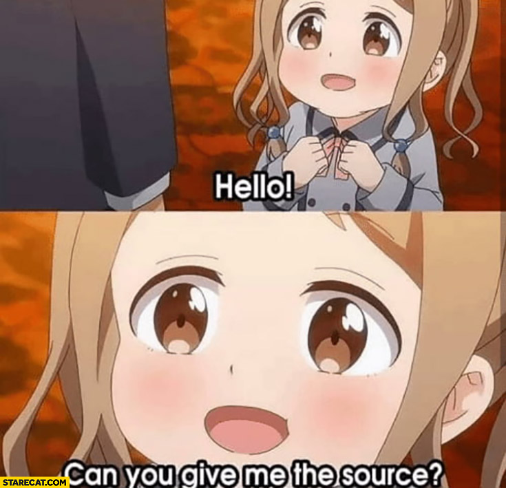 Hello can you give me the source? Manga anime