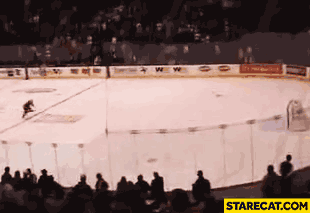 Hockey goal fail animation