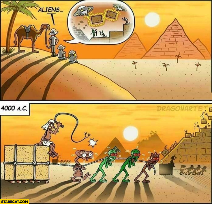 How pyramids were built aliens as slaves