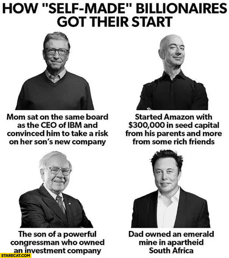 How self made billionaires got their start Gates Bezos Buffett Musk