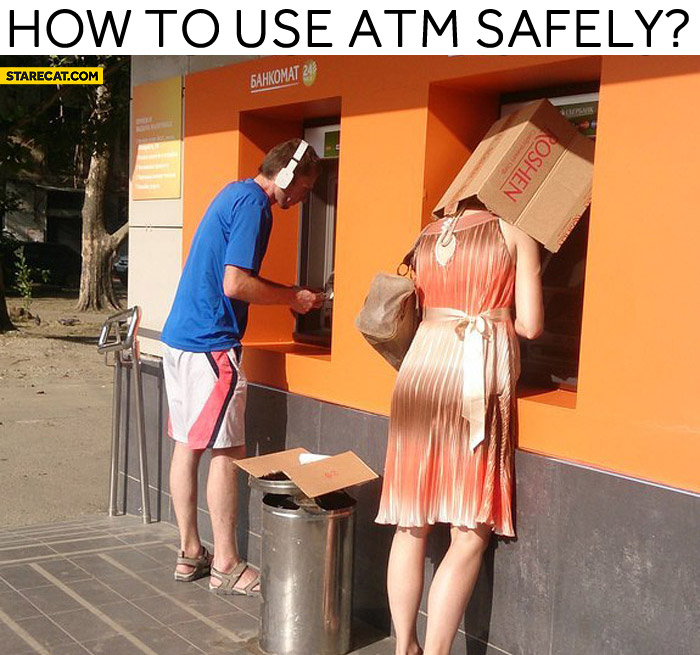 How to use ATM safely?