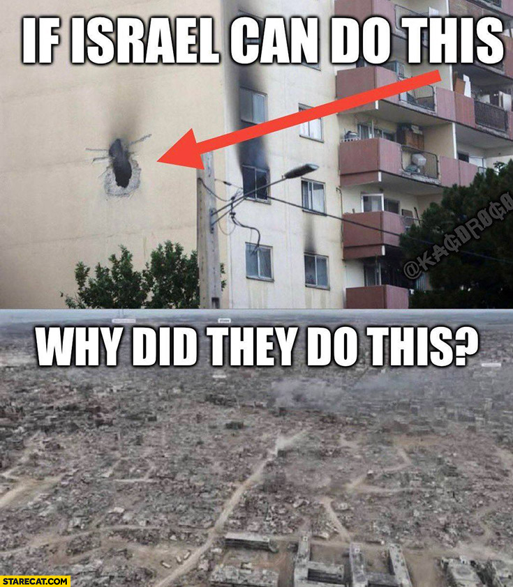 If Israel can do this precise attack why did they do this? Gaza