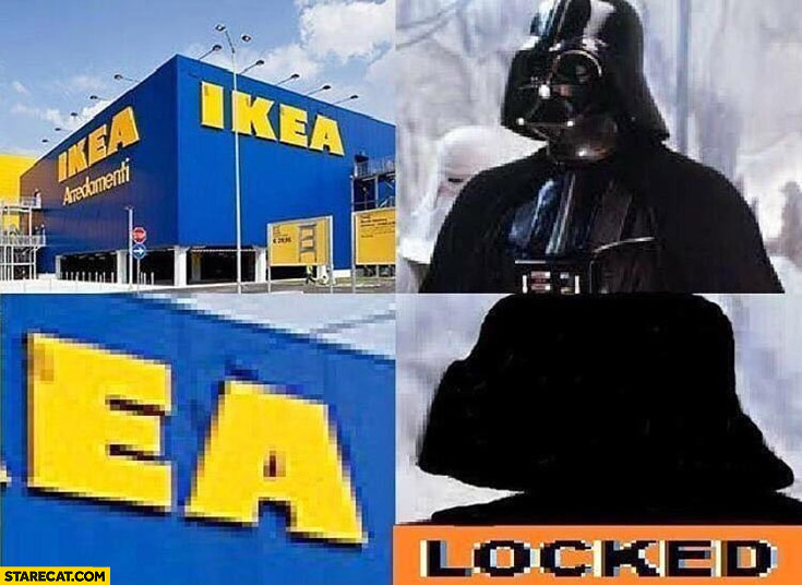 IKEA Vader EA locked character black