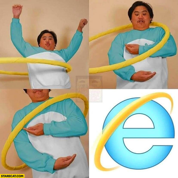 Internet Explorer logo icon low cost cosplay