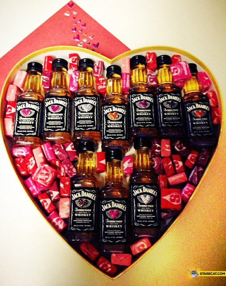 Jack Daniels Valentine’s Day gift