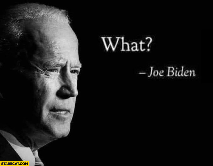 Joe Biden quote: what?