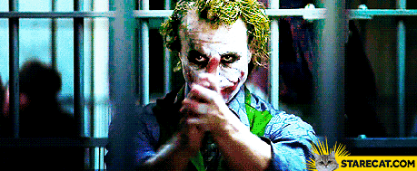 Joker clapping Heath Ledger GIF animation 