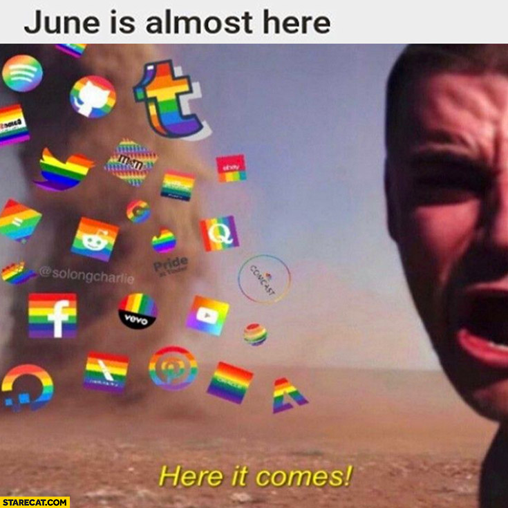June is almost here it comes pride month