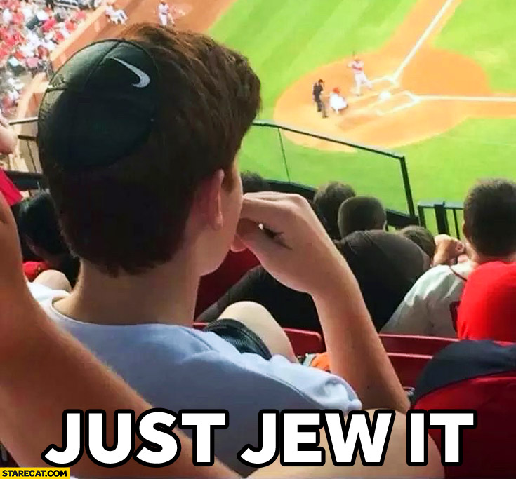 Just jew it Nike jewish hat