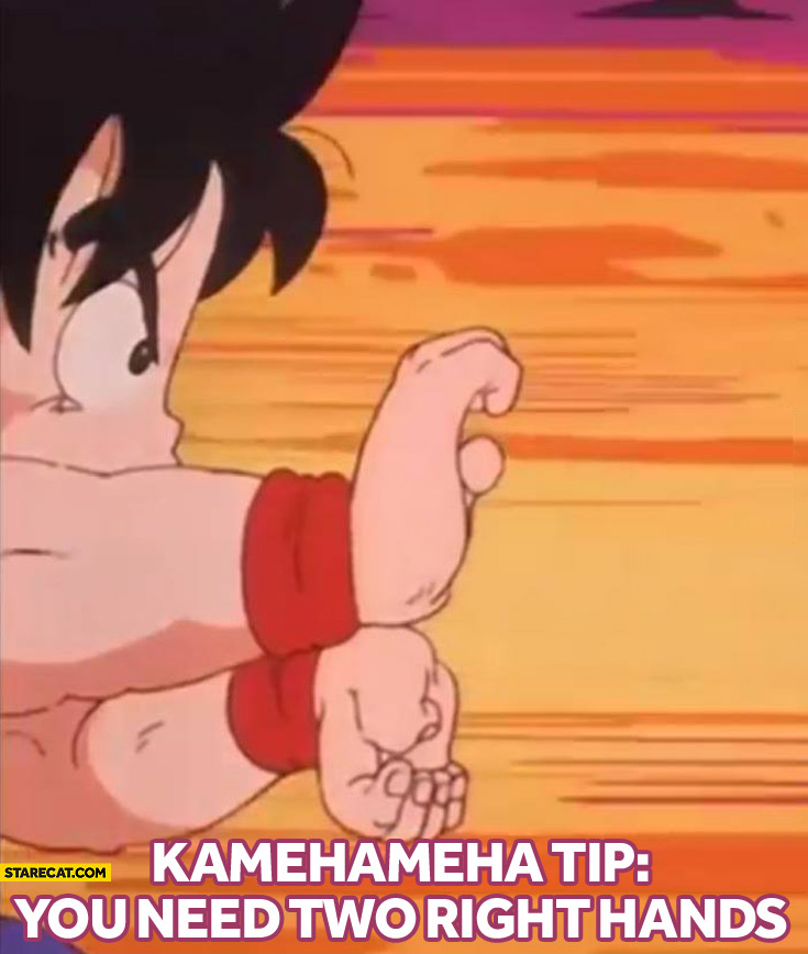 Kamehameha you need two right hands