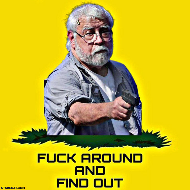 Kenneth Darlington fck around and find out don’t tread on me