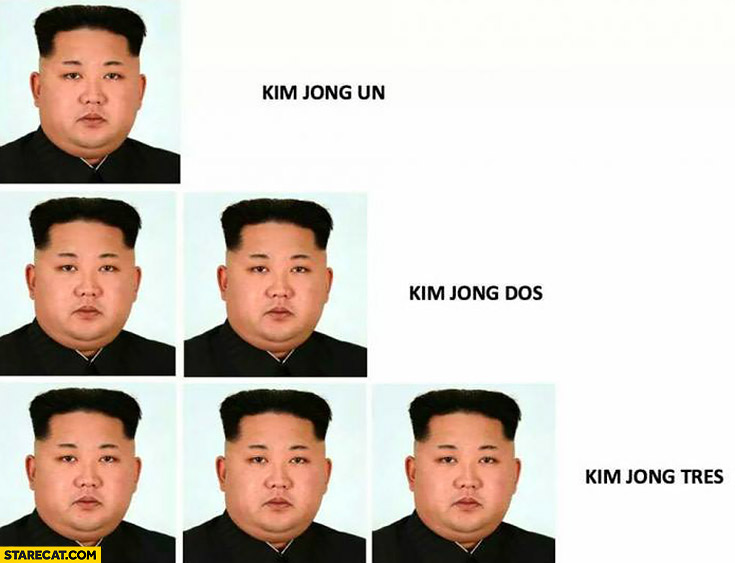 Kim Jong Un, Kim Jong Dos, Kim Jong Tres