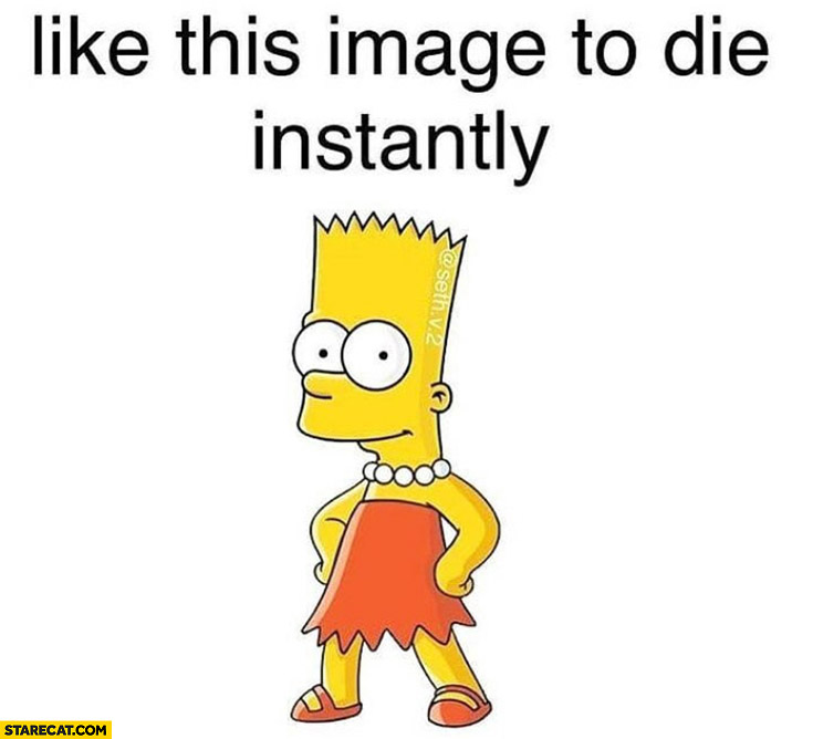 Like this image to die instantly The Simpsons