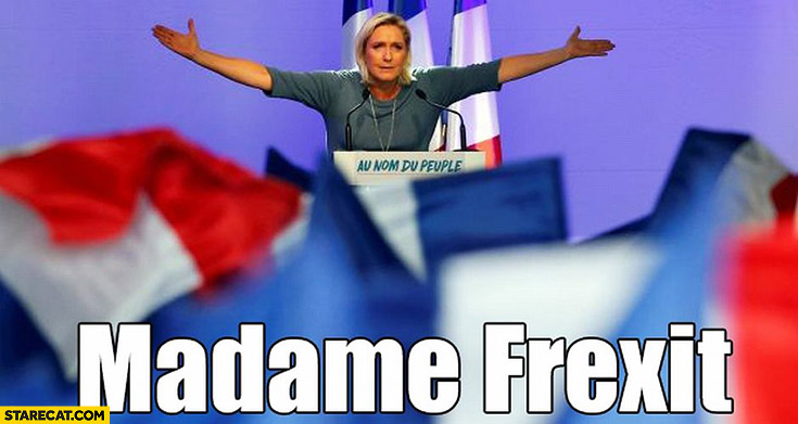 Madame Frexit Marine Le Pen France elections