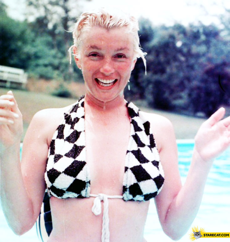 Marilyn Monroe without makeup