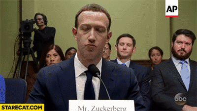 Mark Zuckerberg robot failure repair needed congress testimony gif animation